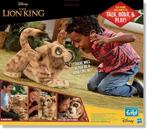 Buy Hasbro Disney The Lion King Mighty Roar Simba Interactive Plush Toy ...
