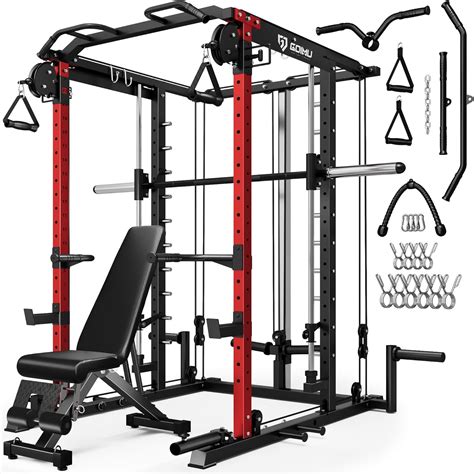 Goimu S1-V4 Smith Machine, 2000LBS Power Cage with Cable India | Ubuy