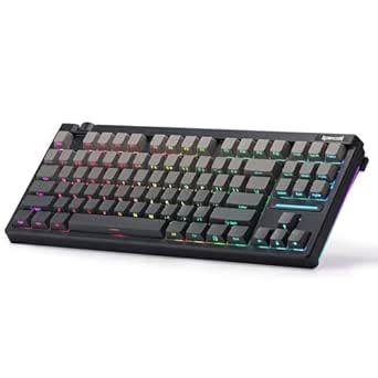 Redragon K729 PRO 80% Wireless Gasket RGB Gaming Keyboard, 3-Mode TKL ...