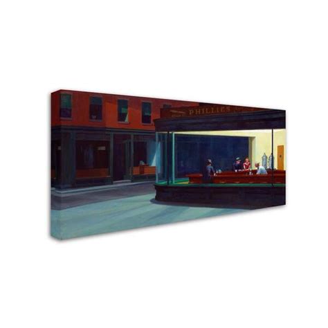 Buy Nighthawks by Edward Hopper Culture Wall Art 16 in. x 32 in Online ...