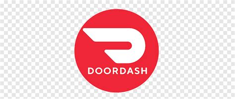 DoorDash round logo, tech companies, png | PNGEgg