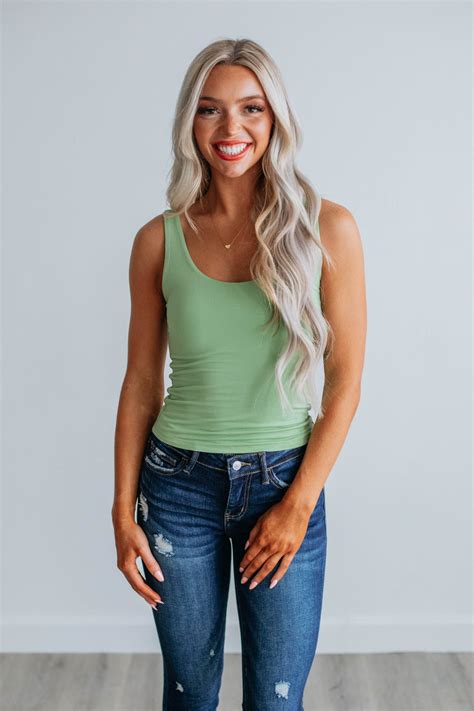 Delta Basic Tank - Sprout – Wild Oak Boutique