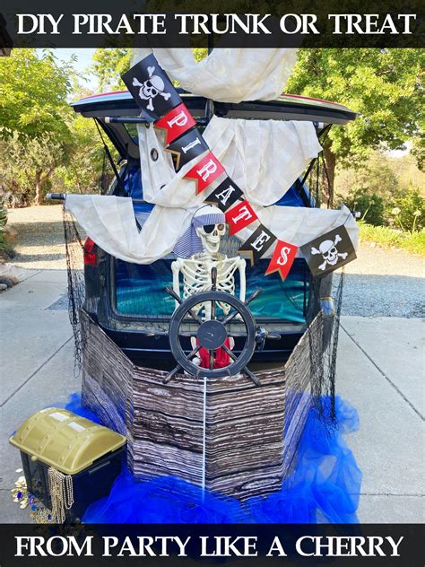 DIY Pirate Trunk or Treat - Party Like a Cherry