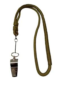 Sports Brass Whistle with Lanyard - Extra Loud Soccer, Football ...