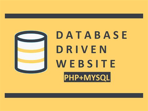 Image result for Create Database Driven Website