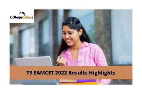 TS EAMCET 2022 Results Highlights (Released): Pass Percentage, Total ...