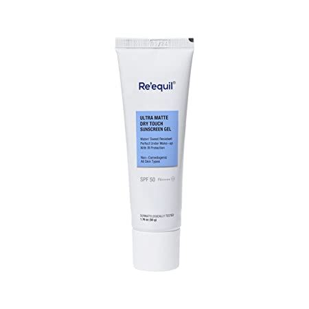 Re’equil Ultra Matte Dry Touch Sunscreen Gel | Matte Finish Sunscreen ...