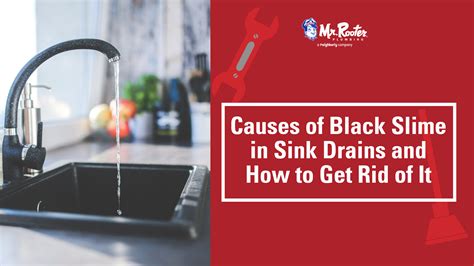 Have you ever noticed black slime coming out of your sink drain? Use ...