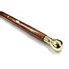ARTIST INTERNATIONAL Morning Wooden Walking Stick With Brass Handle ...