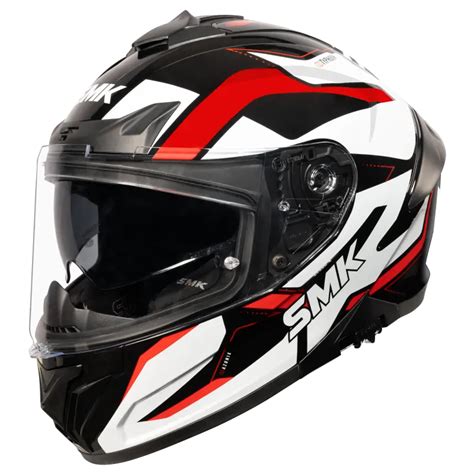 SMK TYPHOON AZONIX HELMET GL213 (Gloss White Red)