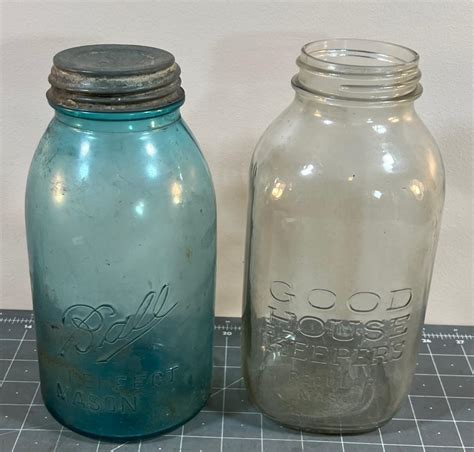 2 Half Gallon Canning Jars Glass | EstateSales.org
