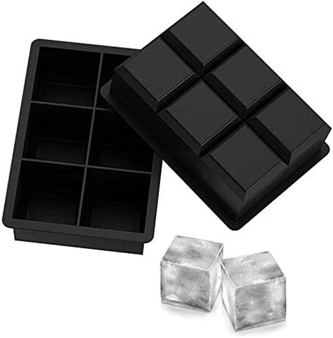 Buy DENSITY COLLECTION Ice Cube Trays Silicone Ice Cube Tray Big Size ...