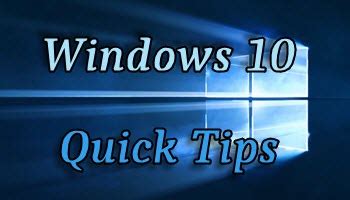 Image result for Windows 10 Quick Tips