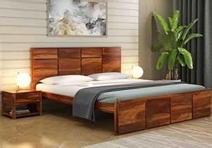 Rankawat Art And Crafts New Andrott Sheesham Wood Queen Size Bed ...