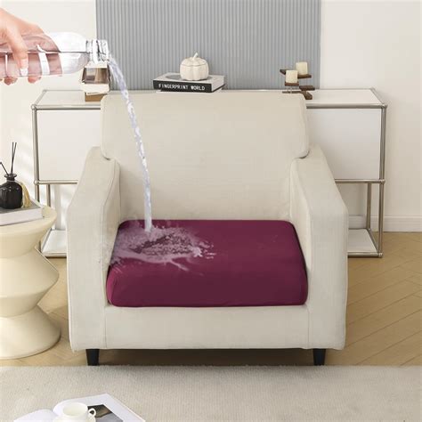 100% Waterproof Stretchable Seat Couch Cushion Cover for 1/2/3 Seater ...