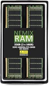 Amazon.in: Buy NEMIX RAM 32GB (2X16GB) DDR5 4800MHZ PC5-38400 ECC RDIMM ...