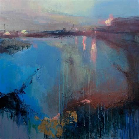 Magdalena Morey - Evening Promenade 4, Original Abstract Art ...