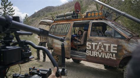 Filming a survival scene in real life