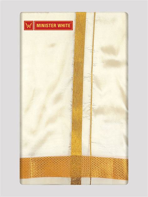 Minister White Men's Premium Silk Dhotis Online – ministerwhite.com