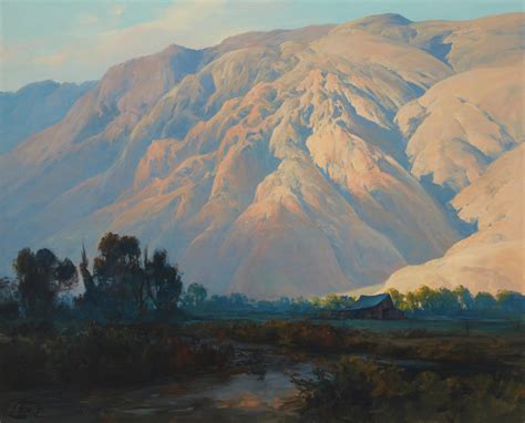 Lot - Ralph Love (1907-1992), "White Mountains," Oil on canvas, 24" H x ...
