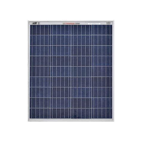 Himalayan Solar Polycrystalline 80 Watt - 12 Volt Solar Panel for Home ...