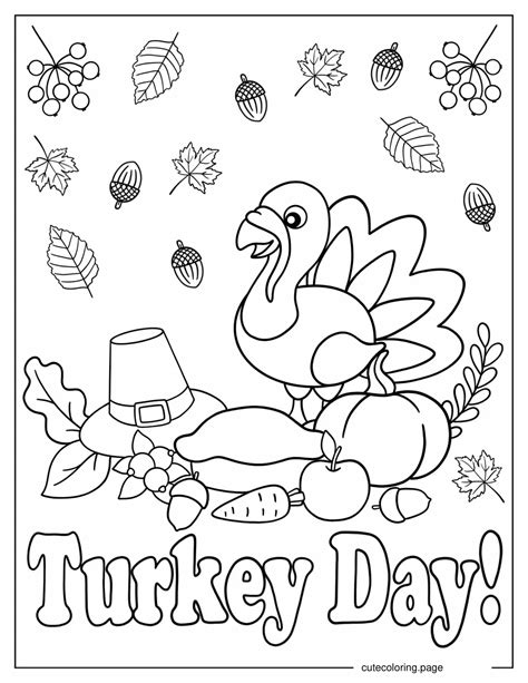 Thanksgiving Coloring Pages(68+ free printable coloring pages) | Cute ...