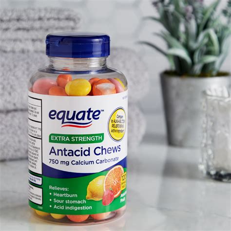 Buy Equate Extra Strength Heartburn + Antacid Relief Chews, Assorted ...