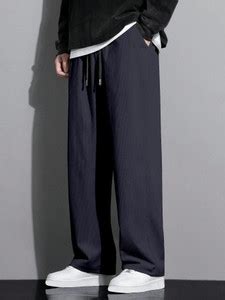 Rajovati Loose Fit Men Blue Trousers - Buy Rajovati Loose Fit Men Blue ...