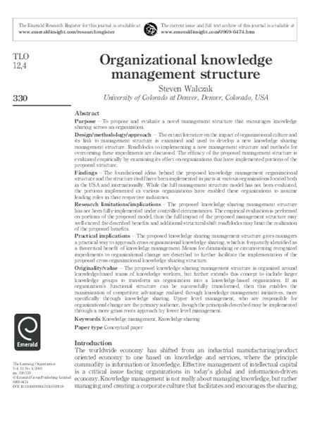 Knowledge Management Organizational Structure 的图像结果