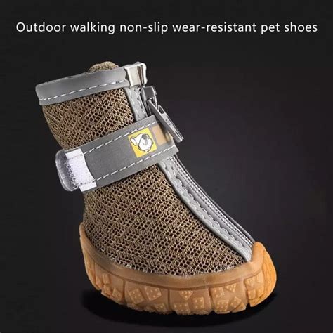 KUTKUT Dog Shoes for Hardwood Floor | Breathable Dog Boots with Anti-S