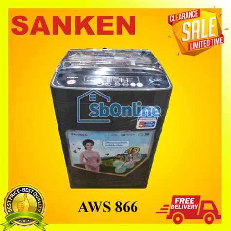 Jual MESIN CUCI SANKEN AWS 866 PP / 7 KG 1 TABUNG TOP LOADING - Kota ...