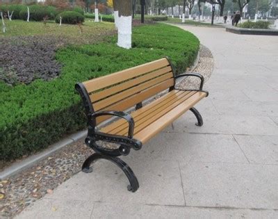 销售户外公园休闲椅小区塑木长椅座椅户外景观园林铸铁欧式靠椅子-阿里巴巴