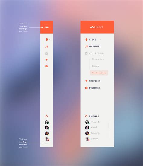 UI Menu Design 的图像结果
