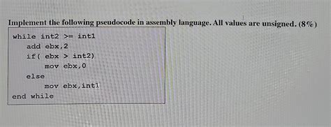 Image result for Loop Pseudocode Assembly