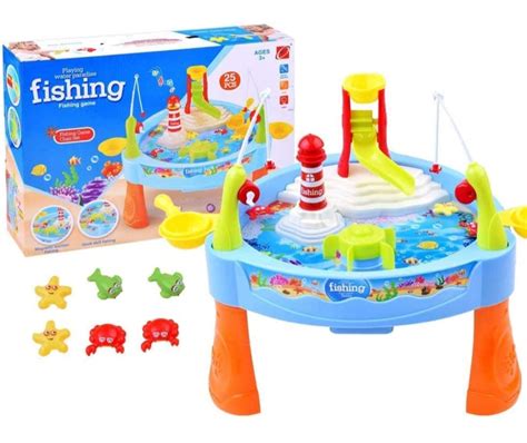 Water Paradise Fishing Game Set (Battery Operated) with Electric Rotat ...