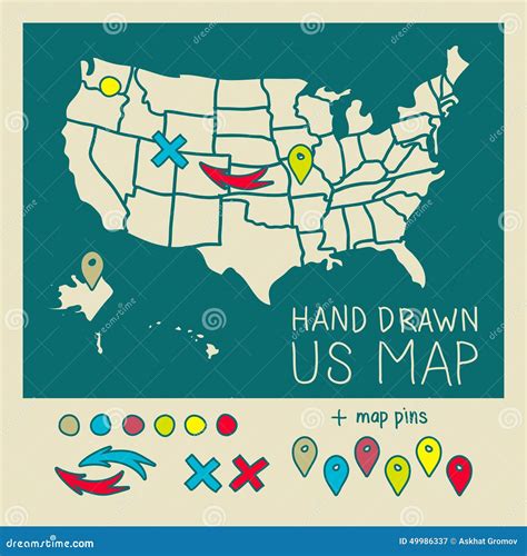 Us Map with Pins 的图像结果