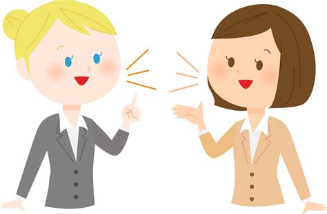 Little Girl Talking Clipart