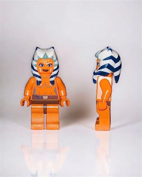 Star Wars Ahsoka Tano, Nude Minifigures, Custom Design on LGO Parts, Space, Disney, Galaxy - Etsy