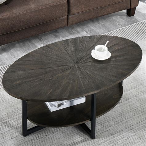 Java Oval Coffee Table