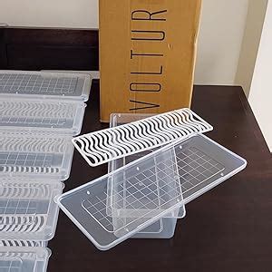Buy VOLTURI Fridge Storage Containers (Pack of 6), Fridge Organiser ...