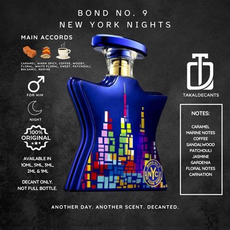 Perfume Decants - Bond No.9 New York Nights (1ml/2ml/3ml/5ml/10ml ...