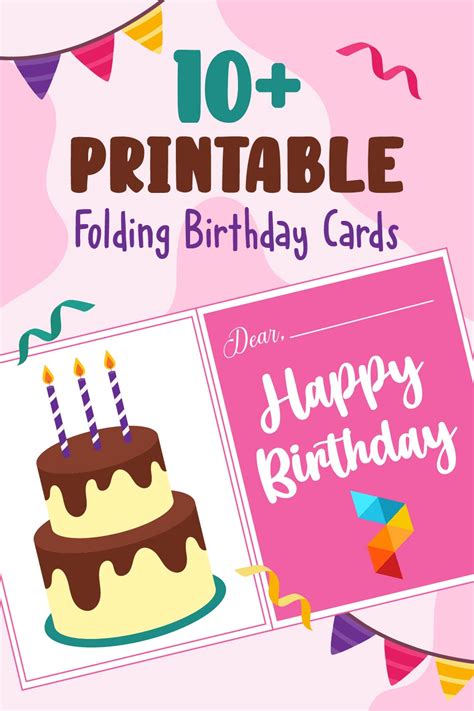 Fold Birthday Cards 的图像结果