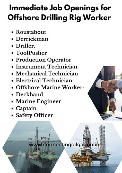 Job Opportunities On Oil Rigs
