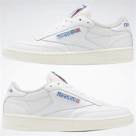 Reebok Footwear Men Club C 85 Vintage Shoes Ftwwht/Chalk/Vecblu ...
