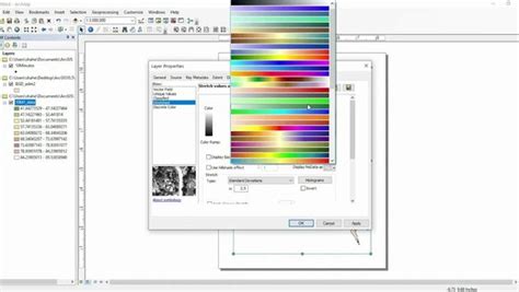 Add a Legend On a Map ArcMap 的图像结果