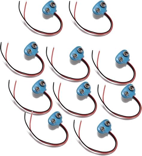 INSIGNIA LABS - Amazon Brand 10 Pcs Snap Hi-Watt 9V (9 Volt) Battery ...