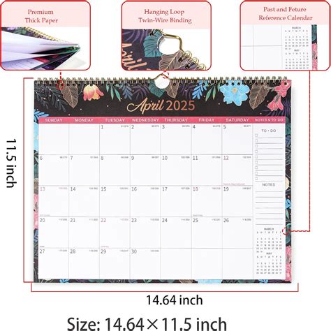 Behidiruch Calendar 2025, 2025 Wall Calendar 12 Month from Jan. India ...