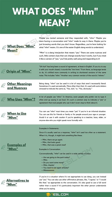 Mhm Meaning, Origin and Examples • 7ESL