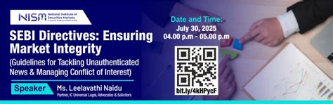 SEBI Directives : Ensuring Market Integrity (Guidelines for Tackling ...