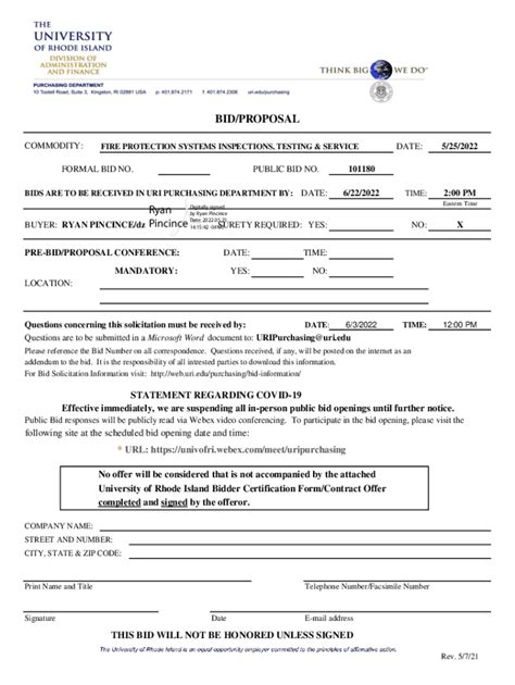 Fillable Online purchasing ri purchasing.ri.govPDFViewExternalBidBID ...